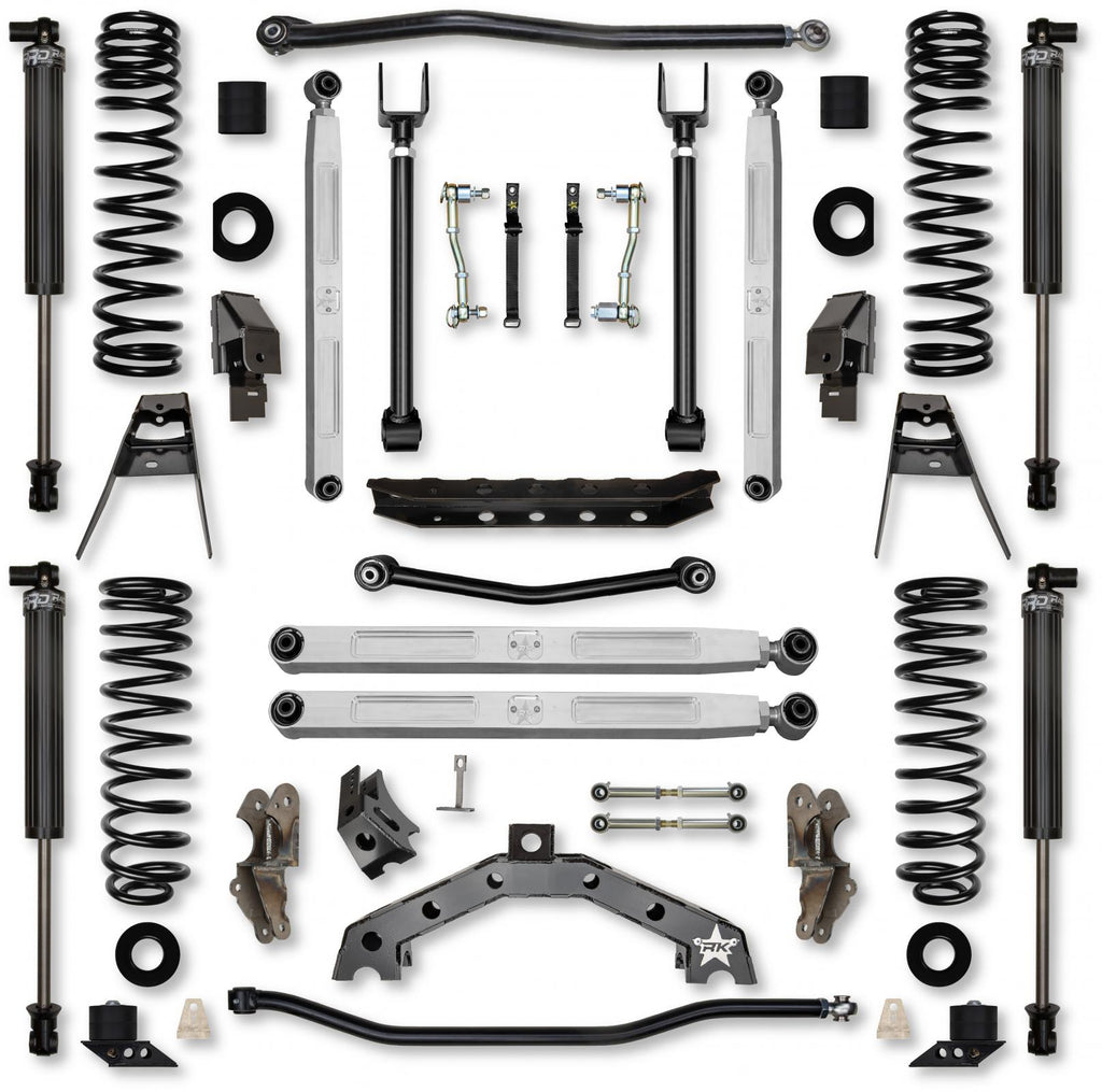 4.5 Inch T-REX Pro Elite Suspension System for Jeep Wrangler JL Gas Models With IFP Shocks Rock Krawler