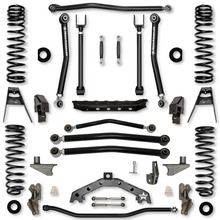 Load image into Gallery viewer, 4.5 Inch T-Rex w/ 6 Inch Rear Stretch No Limits Hybrid System For Jeep Wrangler JL No Rock Krawler