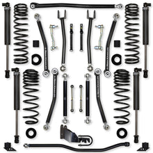 Load image into Gallery viewer, 4.5 Inch X-Factor Mid-Arm Suspension System for Jeep Wrangler JLU 4XE Models With IFP Shocks Rock Krawler