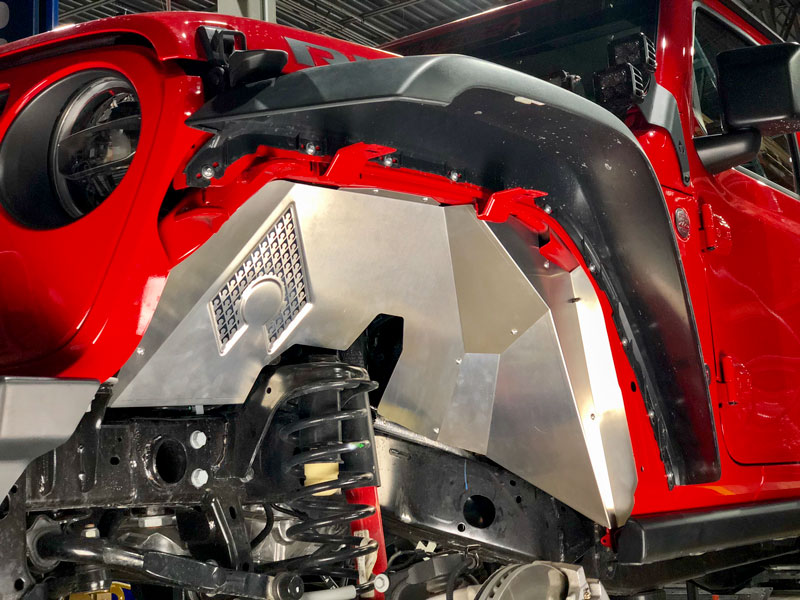 JL / JT Front Inner Fenders - All Engines - Vented Artec Industries