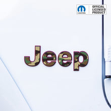 Load image into Gallery viewer, Jeep Emblem Overlay Decals – Camo Print | Fits Wrangler JL, JK, TJ &amp; YJ