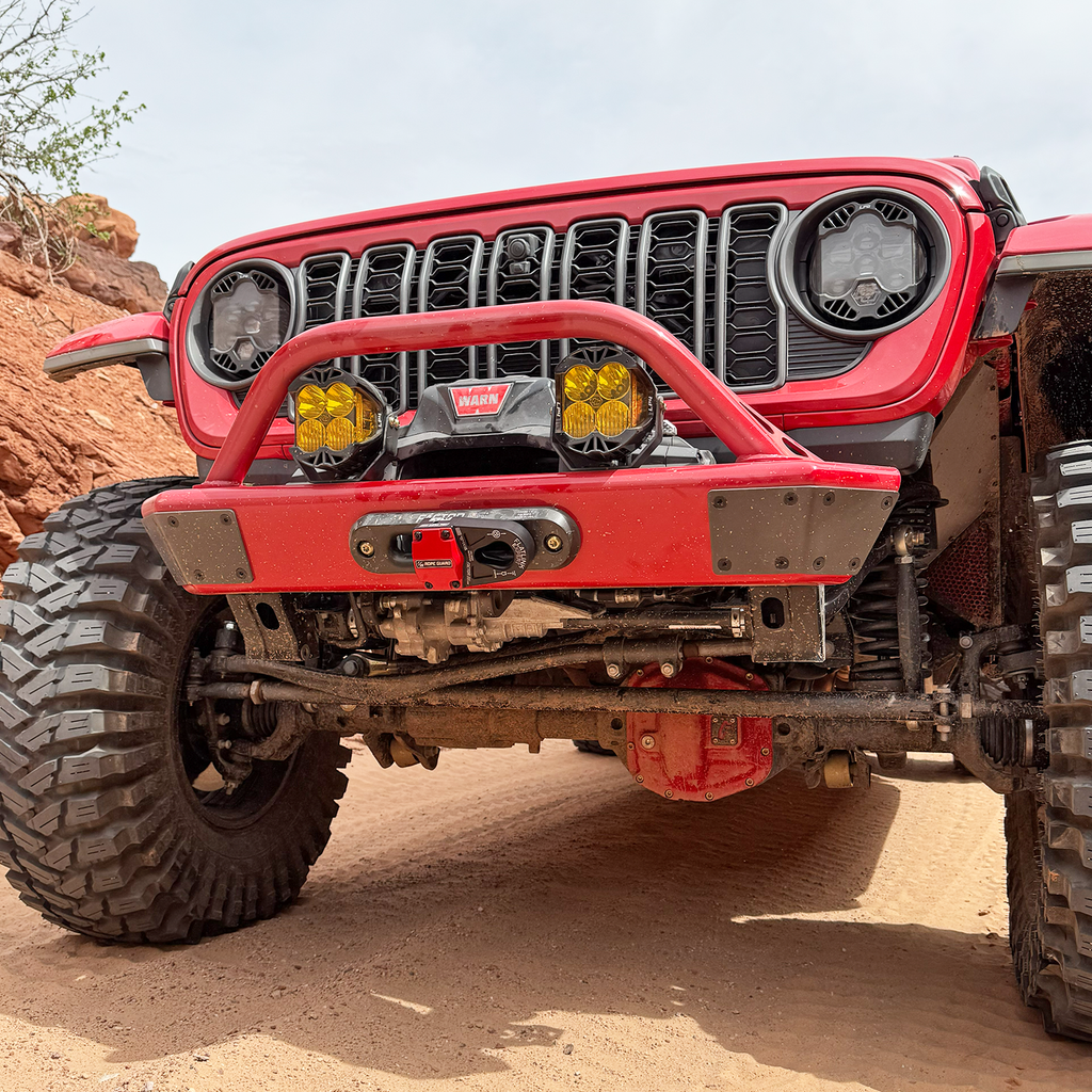 2018-2026 JEEP JL/JLU/JT FRONT BUMPER WITH HOOP (LEGACY 6061 ALUMINUM) SAVVY OFFROAD