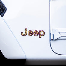 Load image into Gallery viewer, Jeep Emblem Overlay Decals – Animal Print Designs | Fits Wrangler JL, JK, TJ &amp; YJ