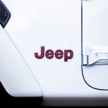 Load image into Gallery viewer, Jeep Emblem Overlay Decals – Animal Print Designs | Fits Wrangler JL, JK, TJ &amp; YJ