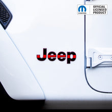 Load image into Gallery viewer, Jeep Emblem Overlay Decals – American Flag Print | Fits Wrangler JL, JLU, JK, JKU, TJ, YJ