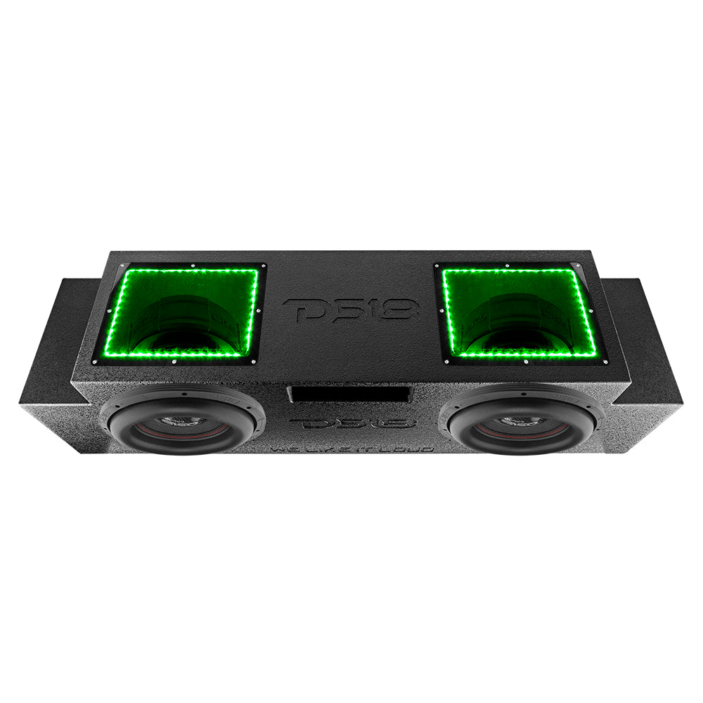 Jeep JKU/JLU Down Firing Subwoofer Enclosure 2 x 12"
