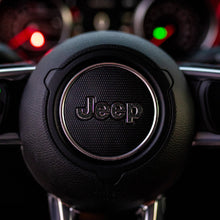 Load image into Gallery viewer, JEEP Steering Wheel Emblem Overlay Decal – Animal Print Designs