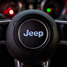 Load image into Gallery viewer, JEEP Steering Wheel Emblem Overlay Decal – Animal Print Designs