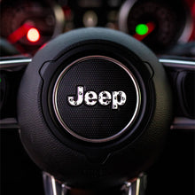 Load image into Gallery viewer, JEEP Steering Wheel Emblem Overlay Decal – Animal Print Designs