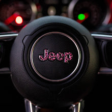 Load image into Gallery viewer, JEEP Steering Wheel Emblem Overlay Decal – Animal Print Designs