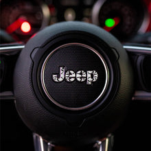 Load image into Gallery viewer, JEEP Steering Wheel Emblem Overlay Decal – Animal Print Designs