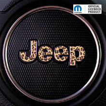 Load image into Gallery viewer, JEEP Steering Wheel Emblem Overlay Decal – Animal Print Designs