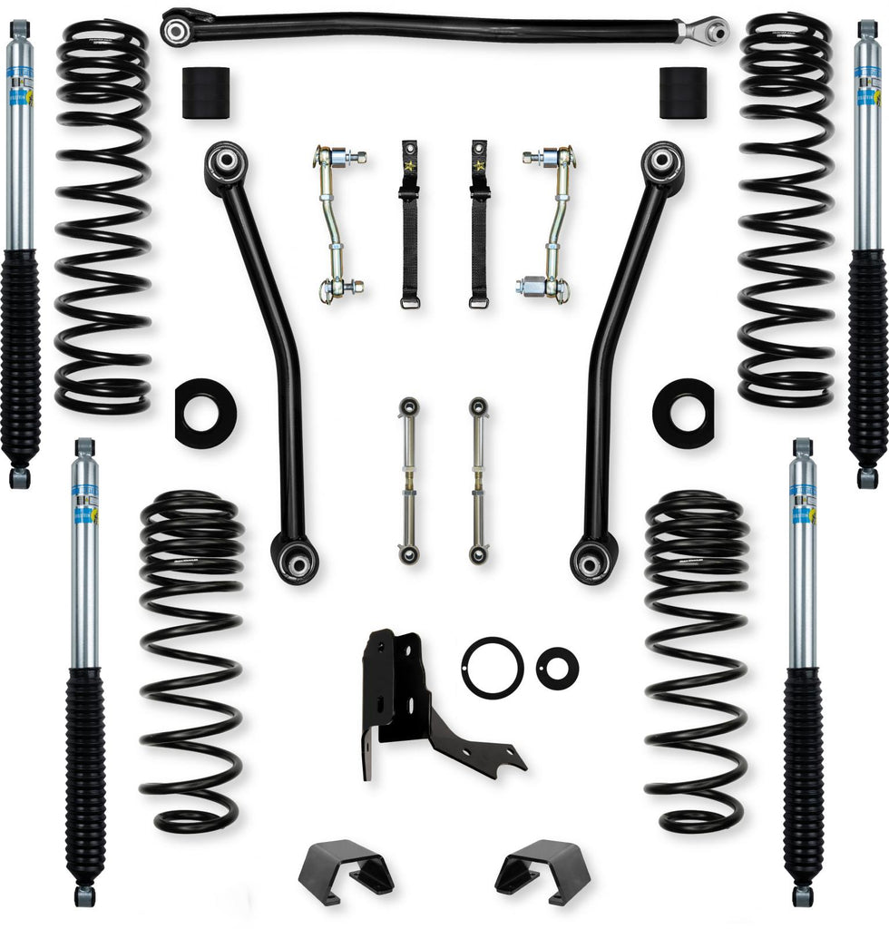 2.0 Inch Adventure Mid-Arm Suspension System for Jeep Gladiator JT Gas Models With Bilstein Shocks Rock Krawler