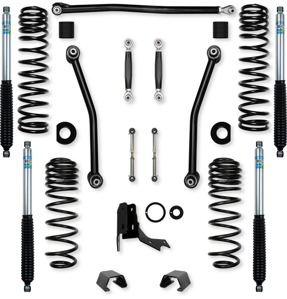 2.0 Inch Adventure No Limits Mid-Arm Suspension System for Jeep Gladiator JT Gas Models With Bilstein Shocks Rock Krawler