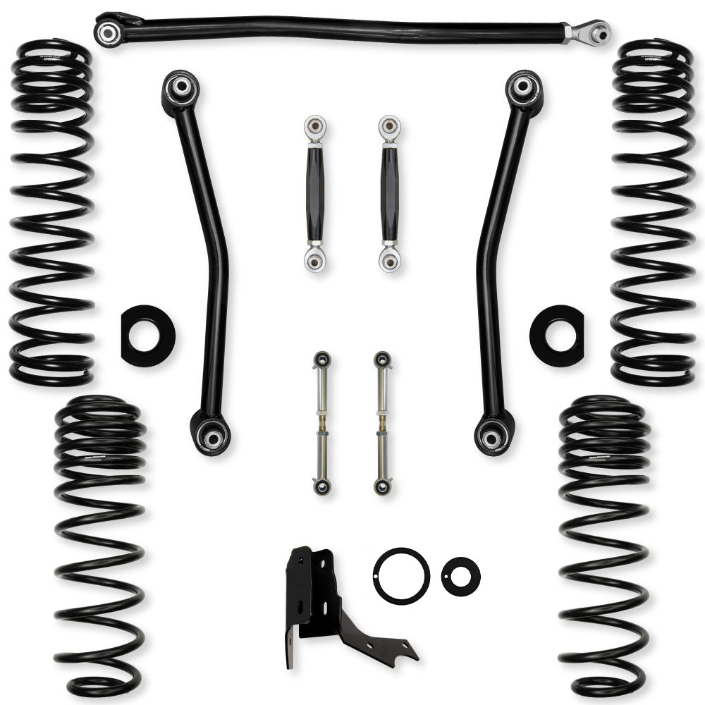 2.0 Inch Adventure No Limits Mid-Arm Suspension System for Jeep Gladiator JT Diesel Models With No Shocks Rock Krawler