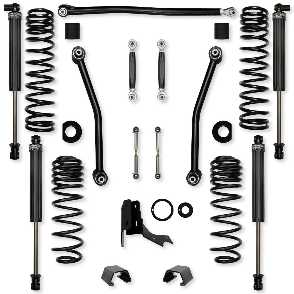 2.0 Inch Adventure No Limits Mid-Arm Suspension System for Jeep Gladiator JT Gas Models With IFP Shocks Rock Krawler