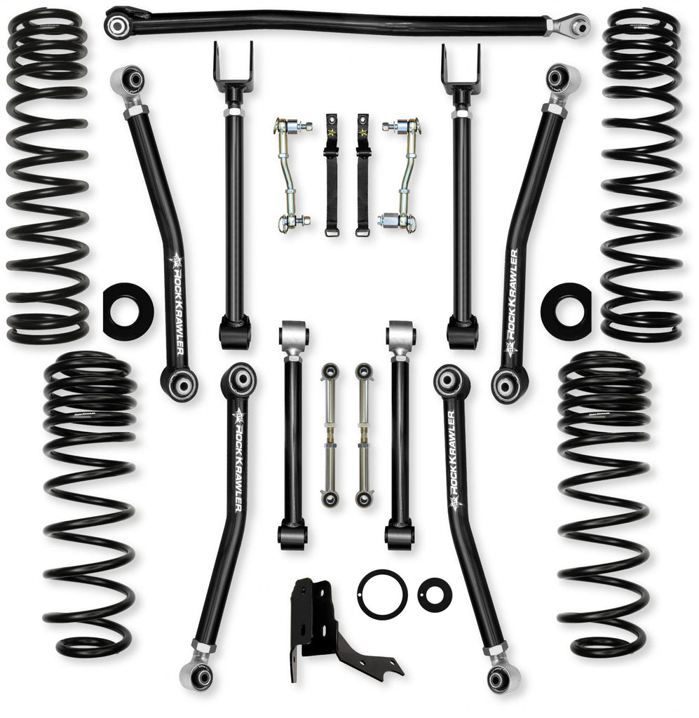2.0 Inch Adventure X Mid-Arm Suspension System for Jeep Gladiator JT Diesel Models With No Shocks Rock Krawler