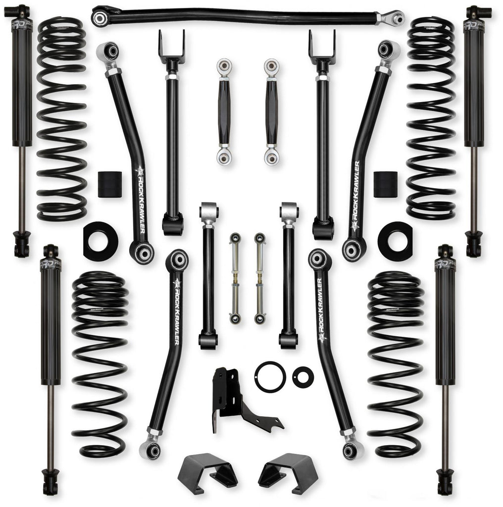 2.0 Inch Adventure X No Limits Mid-Arm Suspension System for Jeep Gladiator JT Diesel Only With IFP Shocks Rock Krawler