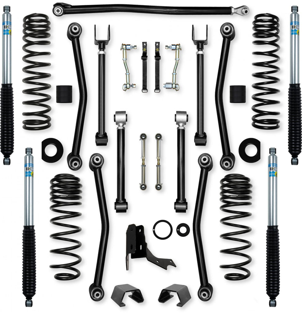 2.0 Inch Ultimate Adventure Mid-Arm Suspension System for Jeep Gladiator JT Diesel Models With Bilstein Shocks Rock Krawler