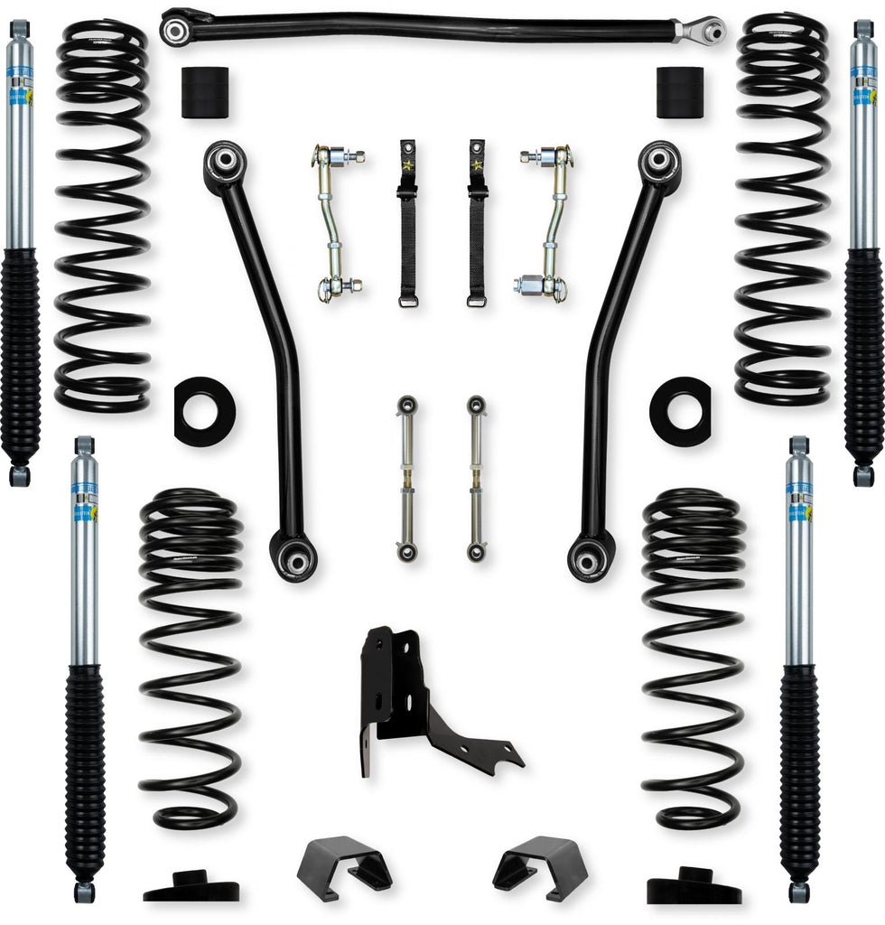 3.0 Inch Adventure Mid-Arm Suspension System for Jeep Gladiator JT Diesel Models With Bilstein Shocks Rock Krawler