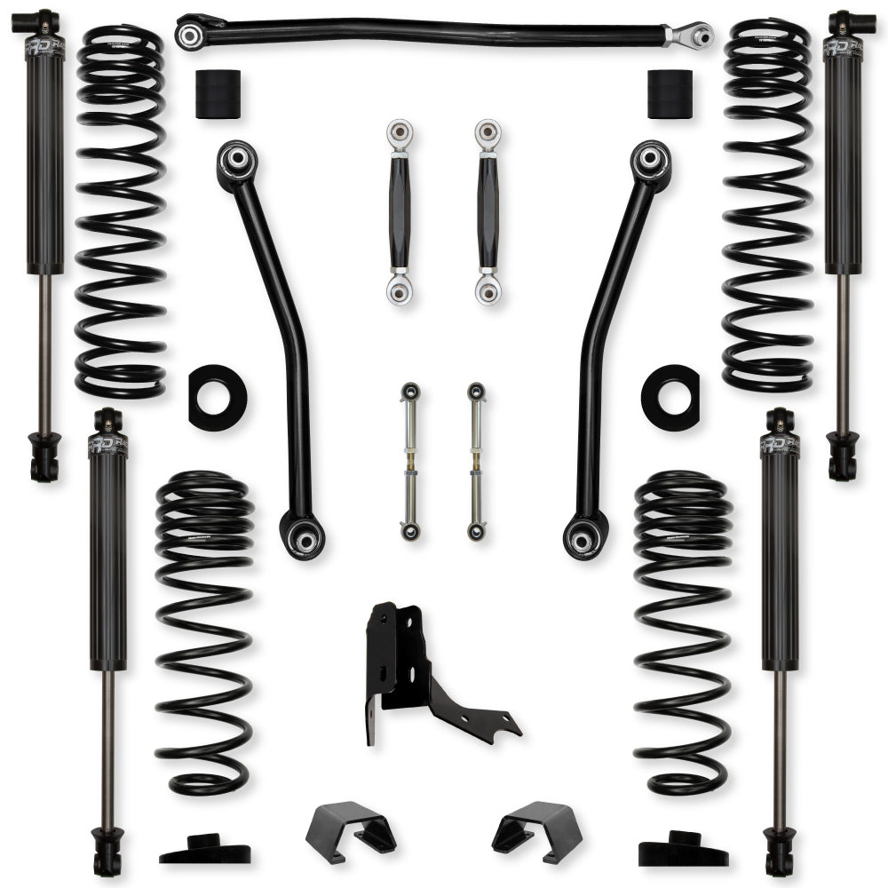 3.0 Inch Adventure No Limits Mid-Arm Suspension System for Jeep Gladiator JT Rubicon Diesel Models With IFP Shocks Rock Krawler