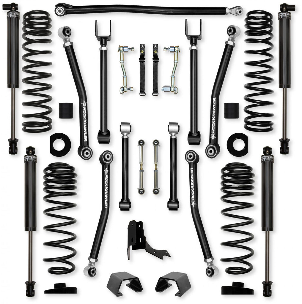 3.0 Inch Adventure X Mid-Arm System for Jeep Gladiator JT Diesel Models With IFP Shocks Rock Krawler