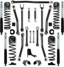 Load image into Gallery viewer, 3.0 Inch Adventure X No Limits Mid-Arm Suspension System for Jeep Gladiator JT Rubicon Gas Models With Bilstein Shocks Rock Krawler