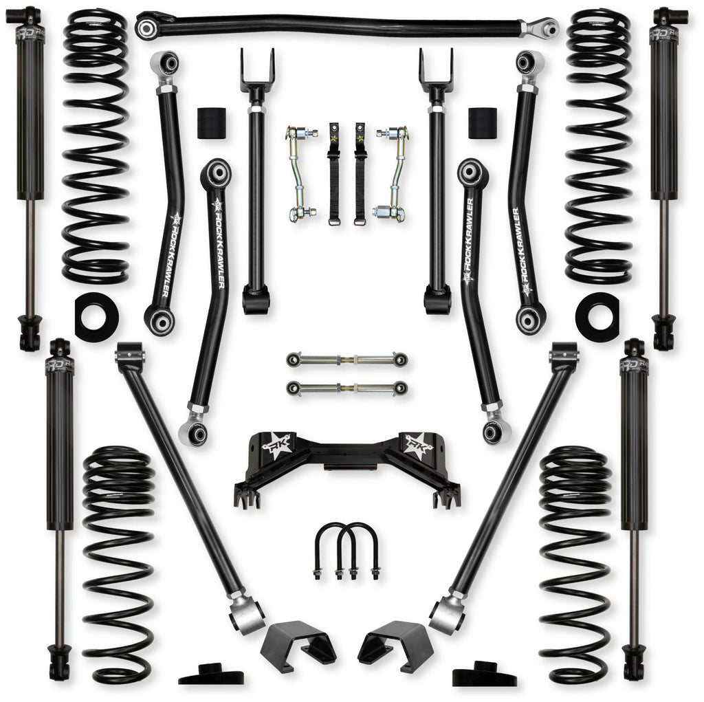3.0 Inch Adventure X Pro Mid-Arm System for Jeep Gladiator JT Gas Models With IFP Shocks Rock Krawler