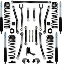 Load image into Gallery viewer, 3.0 Inch X-Factor No Limits Mid-Arm Suspension System for Jeep Gladiator JT Rubicon Gas Models With Bilstein Shocks Rock Krawler