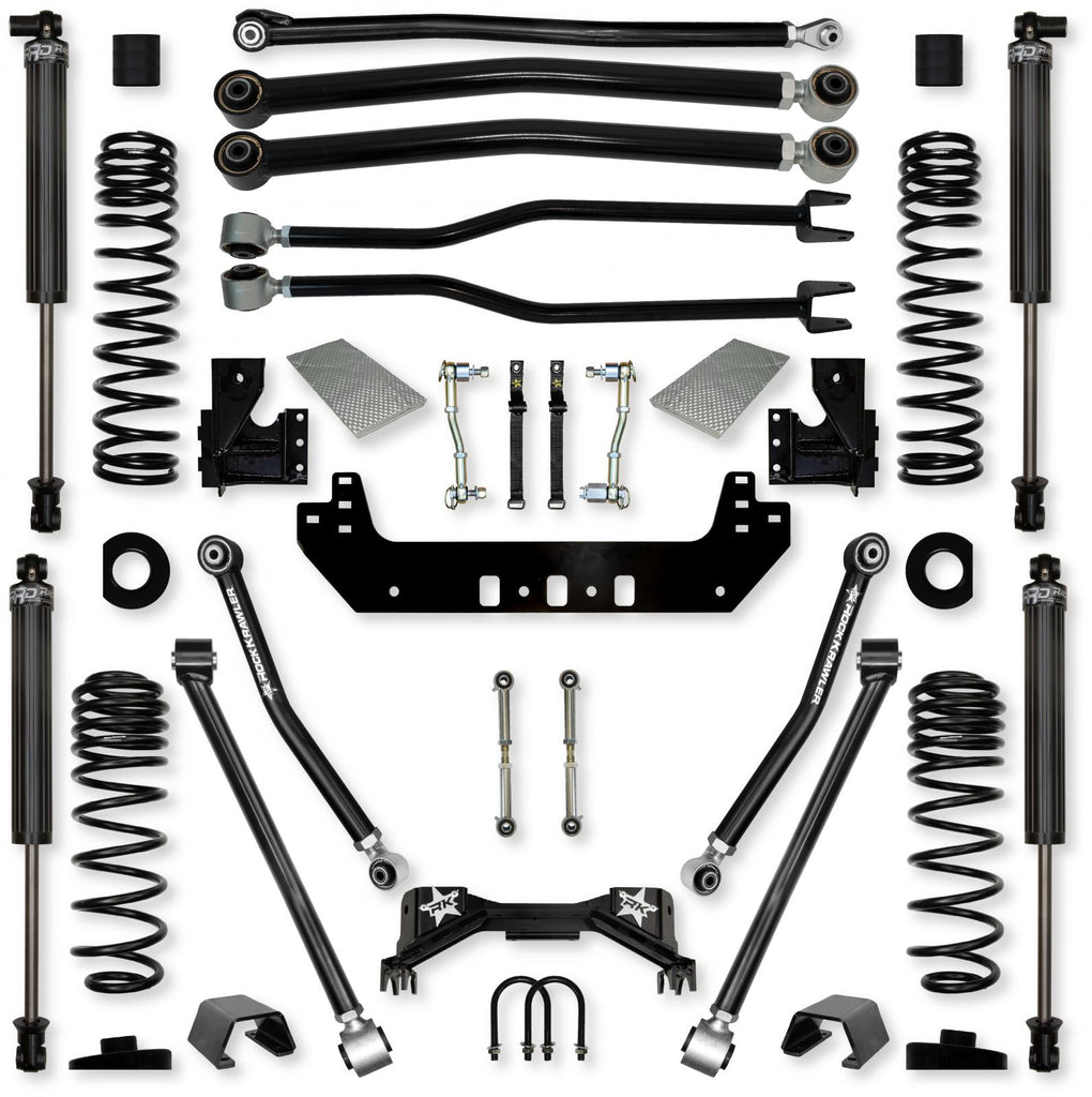 3.0 Inch Silverback Long-Arm Suspension System for Jeep Gladiator JT Gas Models With IFP Shocks Rock Krawler