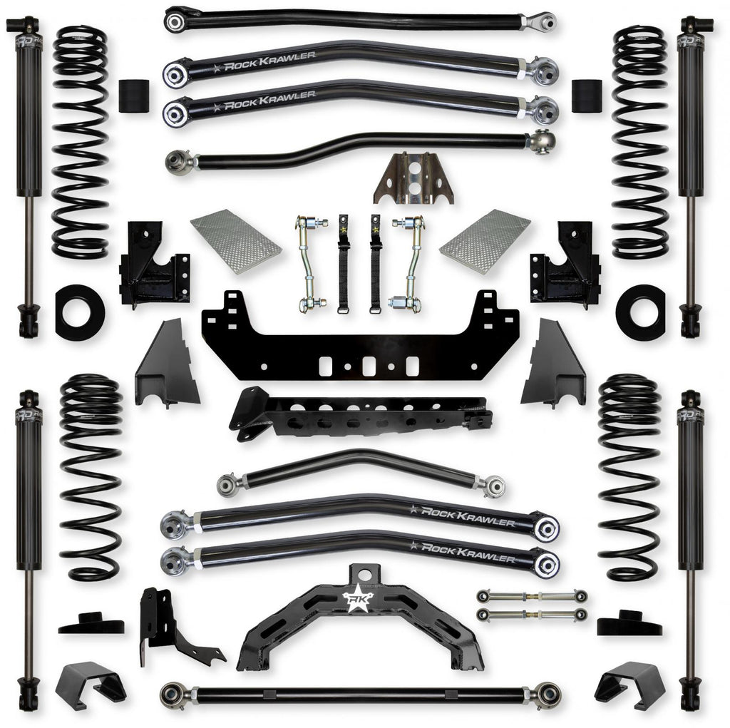 3.0 Inch X-Factor X2 Long-Arm Suspension System for Jeep Gladiator JT Diesel Models With IFP Shocks Rock Krawler