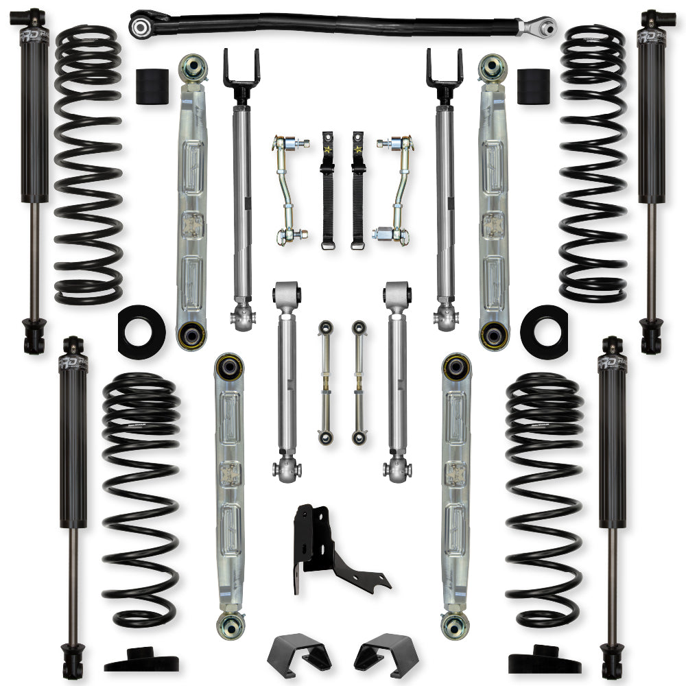3.0 Inch X-Factor Pro Elite Mid-Arm Suspension System for Jeep Gladiator JT Diesel Models With IFP Shocks Rock Krawler