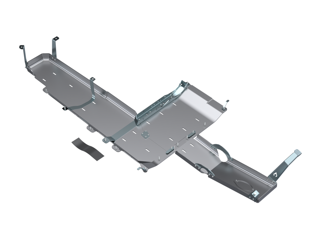 JT Gladiator Full Bellypan With Oil Door - 3.0L Diesel Aluminum Artec Industries