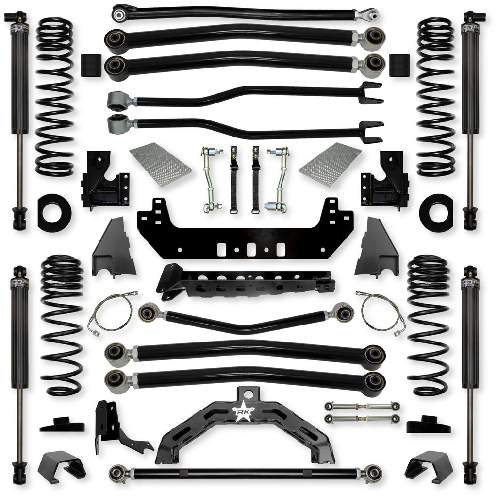 4.5 Inch Adventure X2 Long-Arm Suspension System for Jeep Gladiator JT Gas Models With IFP Shocks Rock Krawler