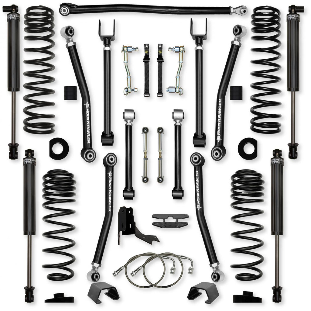 4.5 Inch Adventure X Mid-Arm Suspension System for Jeep Gladiator JT Diesel Models With IFP Shocks Rock Krawler