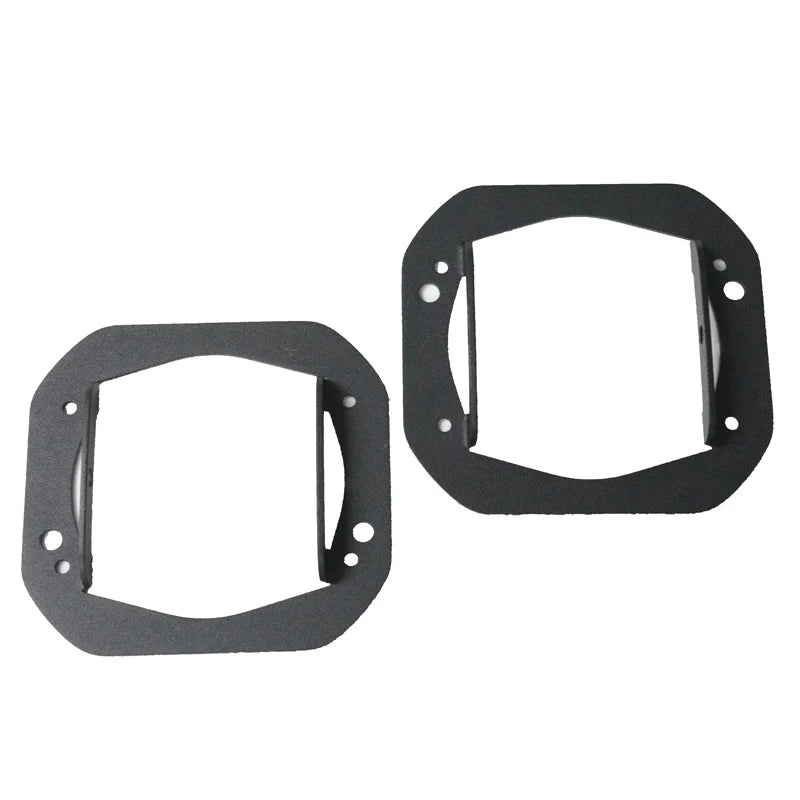 Jeep JL JT JK Fog Mount Brackets - 1 Piece Bumper-Clearance