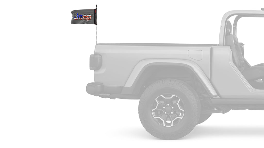 Jeep USA 12"x18" Forever Wave Flag