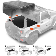 Load image into Gallery viewer, Jeep Wrangler Cargo Freedom Pack JK 2DR (2007-2018)