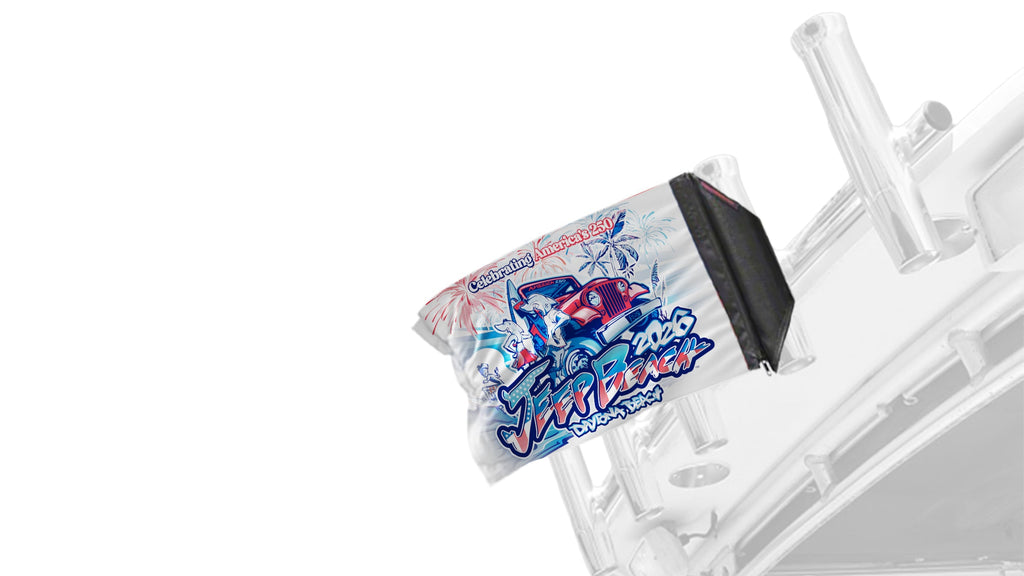 Jeep Beach 2026 12"x18" Forever Wave Flag