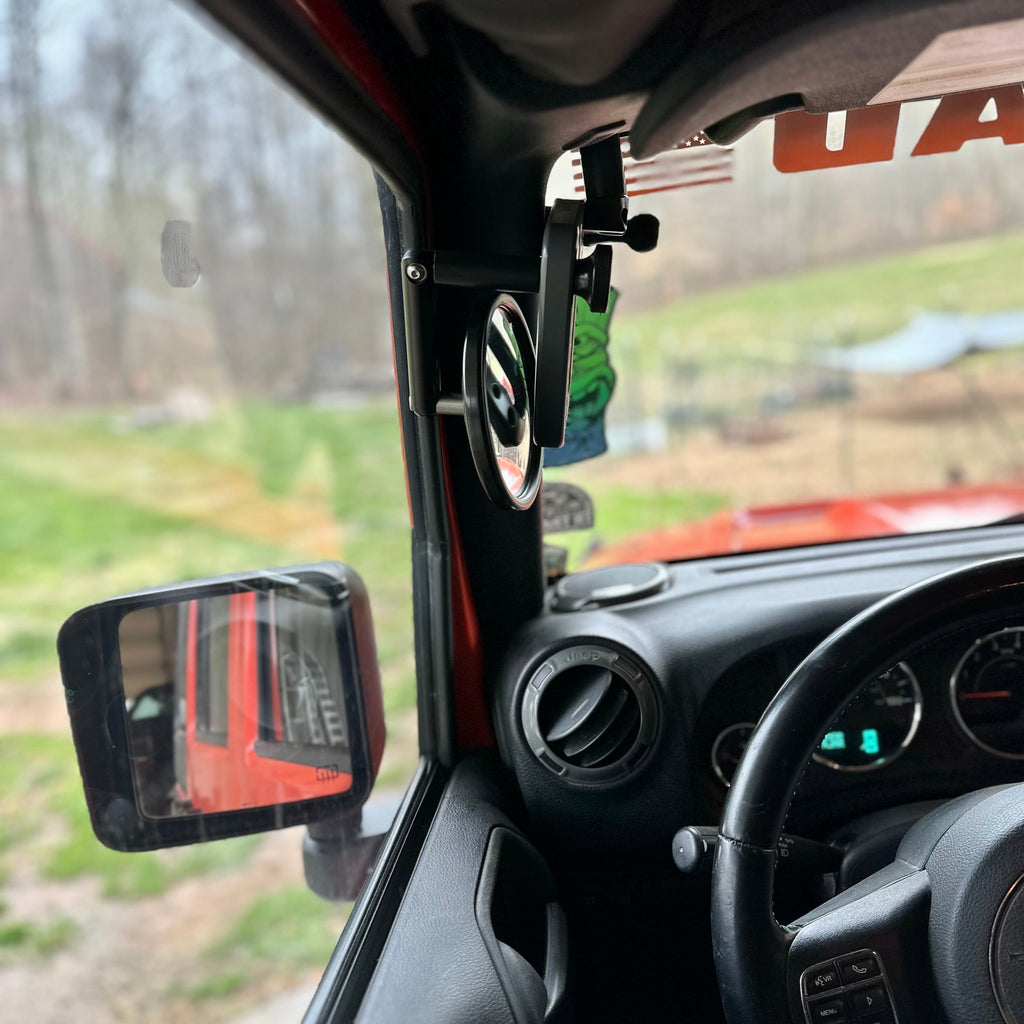 CMM Offroad Jeep 6 Inch Breakaway Side Mirrors