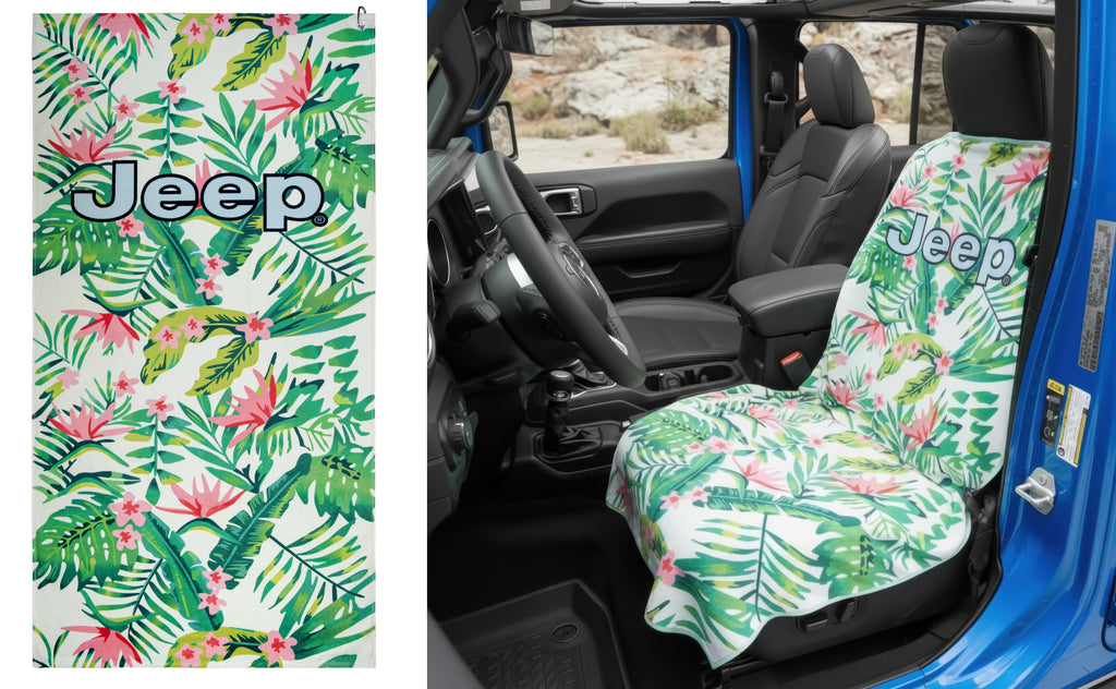 Jeep Hibiscus Seat Towel-2-Go