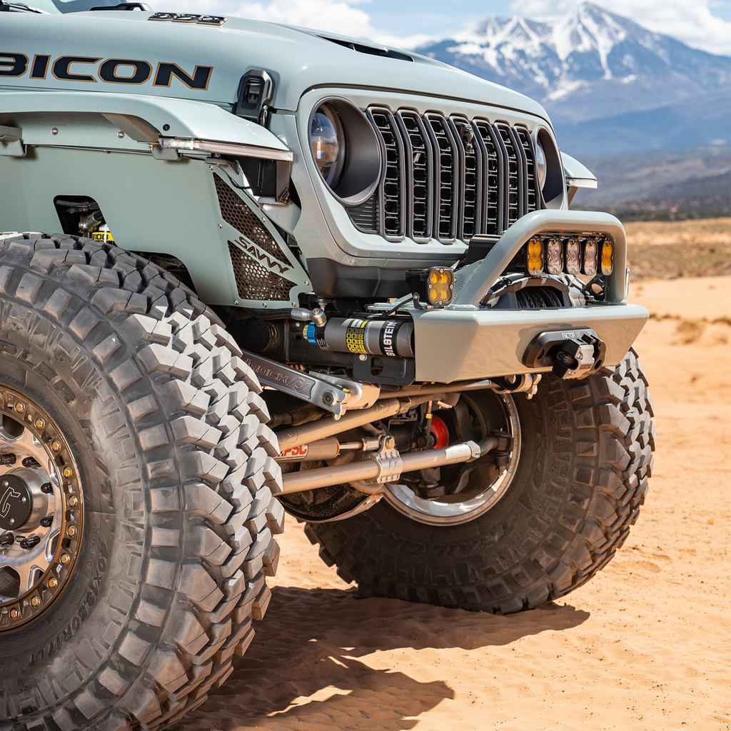 2018-2026 JEEP JL/JLU/JT FRONT BUMPER WITH HOOP (LEGACY 6061 ALUMINUM) SAVVY OFFROAD