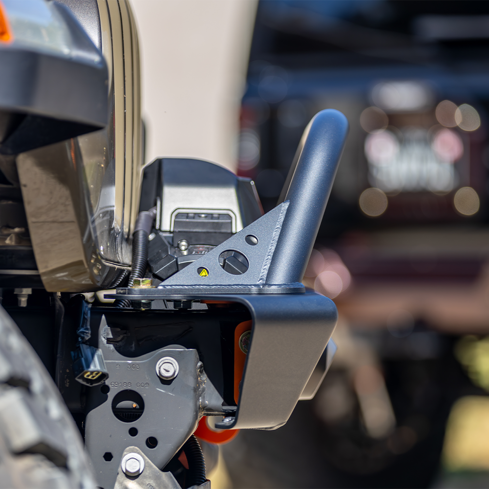 2018-2026 JEEP JL/JLU/JT FRONT BUMPER WITH HOOP (LEGACY 6061 ALUMINUM) SAVVY OFFROAD