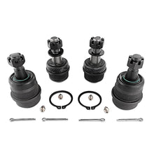 Load image into Gallery viewer, Apex Chassis Heavy Duty Ball Joint Kit Fits: 07-18 Jeep Wrangler JK  99-04 Jeep Grand Cherokee Includes: 2 Upper &amp; 2 Lower