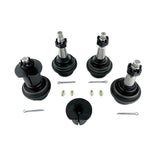 Apex Chassis Heavy Duty Knurled Ball Joint Kit 19-22 Jeep Gladiator JT 18-22 Jeep Wrangler JL/JLU Rubicon Mohave Sahara Sport Includes: 2 Upper and 2 Lower Apex Chassis - Apex Chassis - KIT113K
