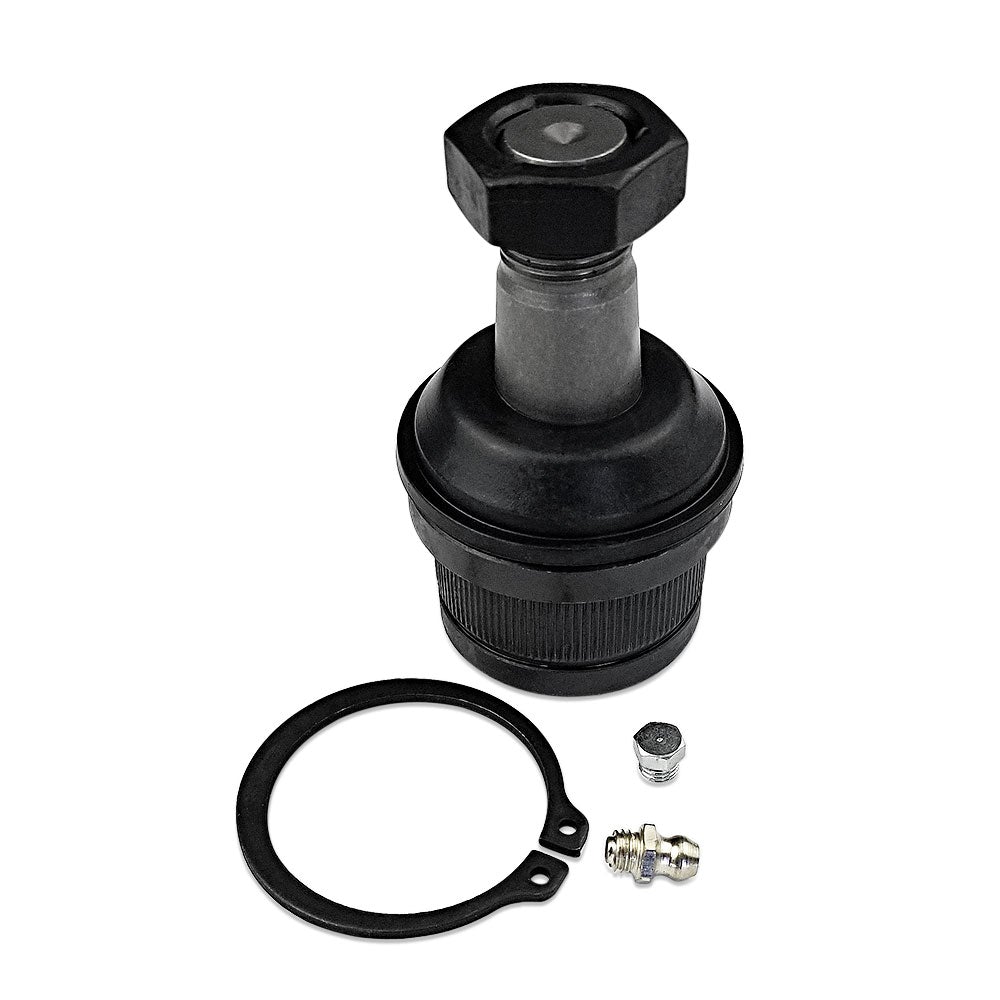 Apex Chassis Heavy Duty Jeep Heavy Duty Ball Joint Kit Fits: 4-83 Cherokee 72-83 CJ 72-73 Commando 81-85 CJ8 Scrambler 74-83 Wagoneer Includes: 1 Upper & 1 Lower