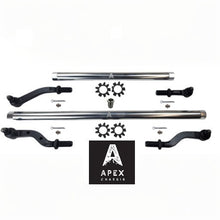 Load image into Gallery viewer, Heavy Duty Polished Aluminum Tie Rod and Drag Link Axle Swap Kit Dynatrac 72.5 Inch Jeep JL-JT 2.5T for Axle Upgrade Options Only Apex Chassis