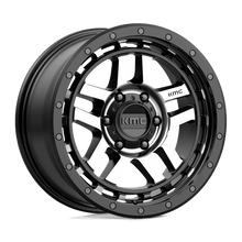 Load image into Gallery viewer, KM540 18X8.5 6X120 S-BLK MACH 18MM