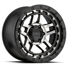 Load image into Gallery viewer, KM540 18X8.5 5X150 S-BLK MACH 18MM