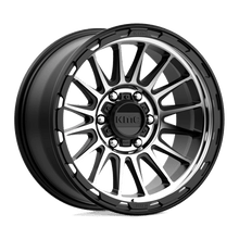 Load image into Gallery viewer, KM542 18X9 6X5.5 S-BLK MACH 00MM
